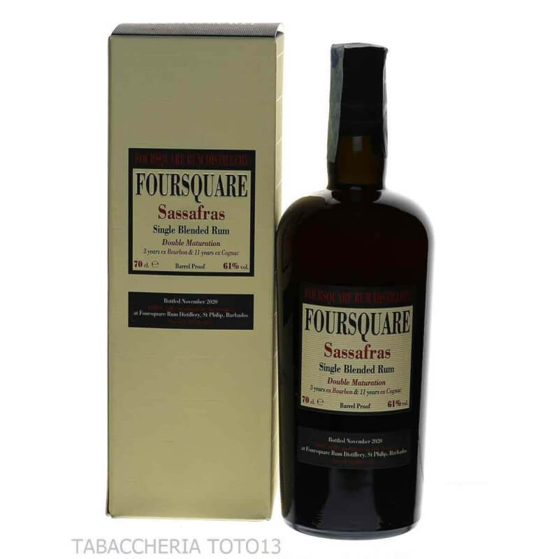 Foursquare Sassafras 14 y.o. Vol.61% Cl.70 Foursquare rum distillery Ron