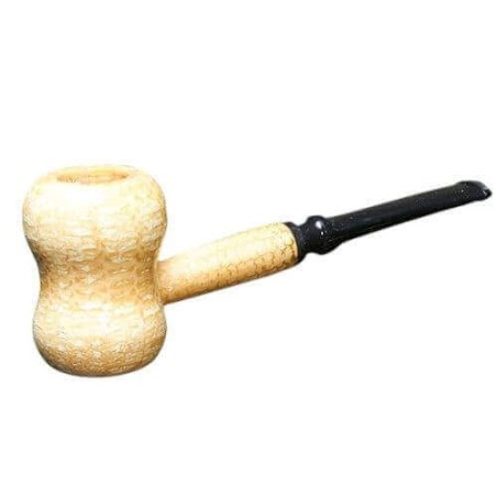 Missouri Meerschaum great Dane smoking pipe for tobacco in a straight cob-Missouri Meerschaum Corn Cob
