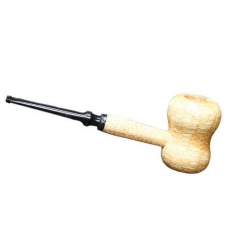 Missouri Meerschaum great Dane smoking pipe for tobacco in a straight cob-Missouri Meerschaum Corn Cob