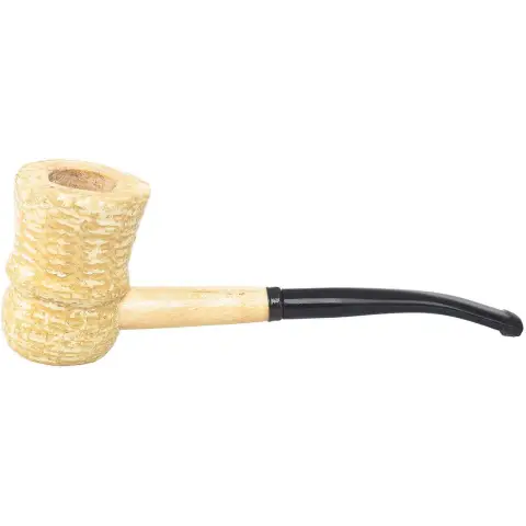 Missouri Meerschaum great Dane pipa in pannocchia curva - Pipe
