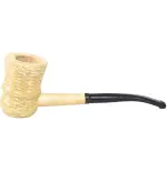 Missouri Meerschaum great Dane pipa in pannocchia curva - Pipe