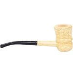 Missouri Meerschaum great Dane pipe à fumer pour le tabac dans du maïs incurvé - Pipe Pour le Tabac - Cob