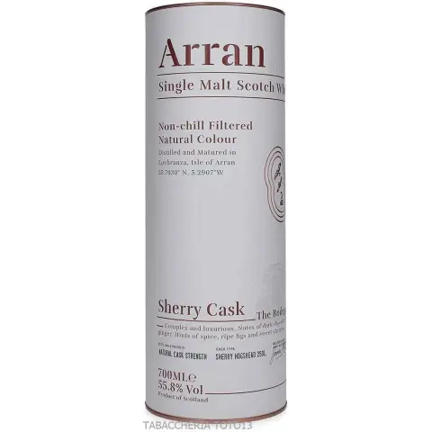 Arran Sherry cask The Bodega Vol.55,8% Cl.70 - Spirits