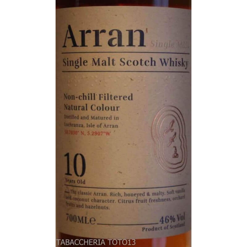 Arran 10 Y.O. Vol. 46% Cl. 70 - Arran distillery