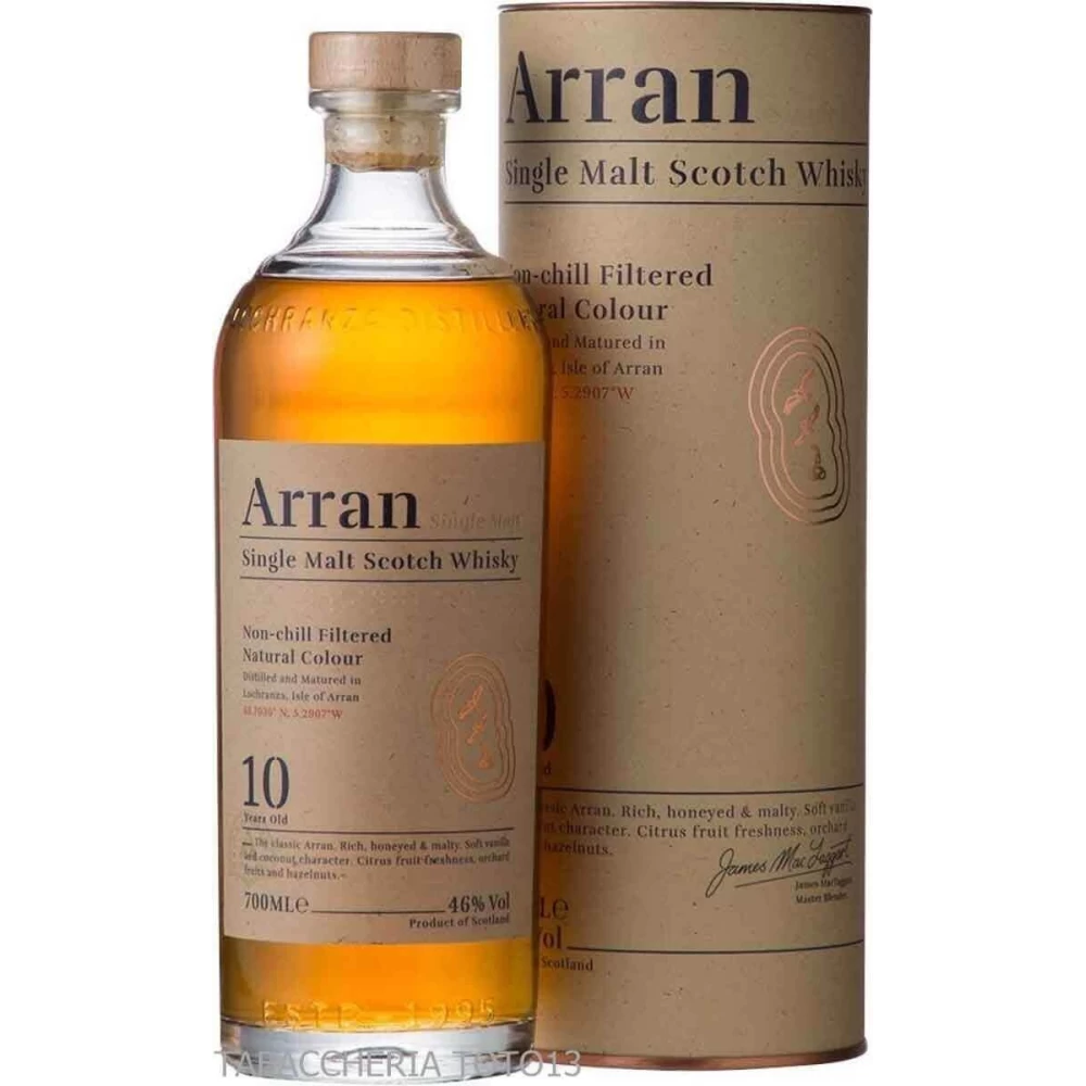 Whisky Arran 10 years, winegrowing in ex-sherry casks