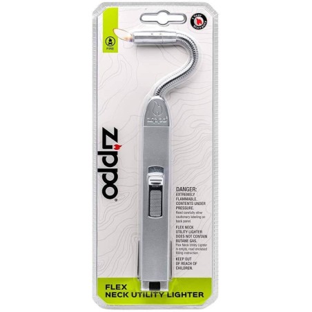 Zippo Flexible Gasfeuerzeug lange Silber für Herde, Grill. - Feuerzeuge