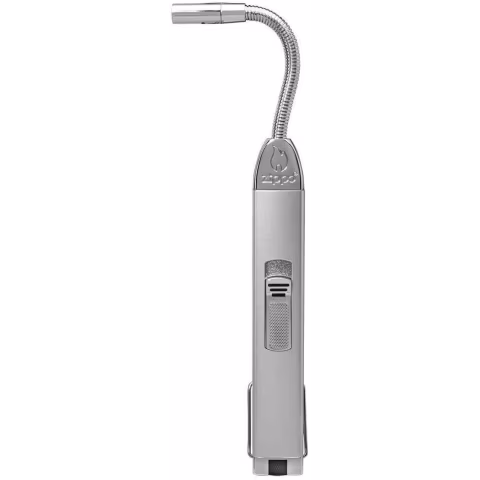 Zippo Flexible gas lighter long silver for cookers, barbecue. - Lighters - Metal