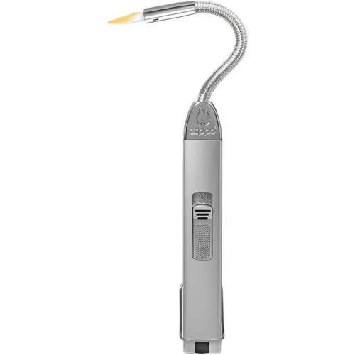 Gaz flexible Zippo longue argent pour les cuisinières, barbecue. - Briquets - Métal