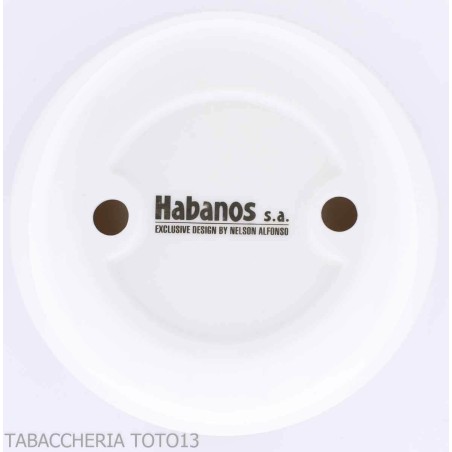 Romeo y Julieta white and red ashtray for 1 cigar - Accessories Cigar - Ceramic