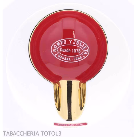 Romeo y Julieta Cendrier blanc et rouge pour 1 cigare - Accessoires Cigare - Céramique