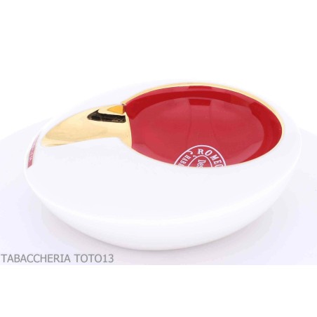 Romeo y Julieta white and red ashtray for 1 cigar - Accessories Cigar - Ceramic