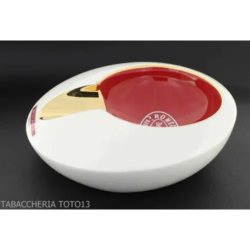 Romeo y Julieta white and red ashtray for 1 cigar - Accessories Cigar - Ceramic