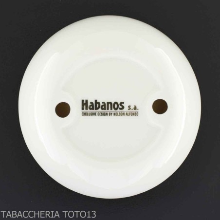 Romeo y Julieta white and red ashtray for 1 cigar - Accessories Cigar - Ceramic