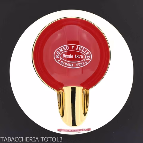 Romeo y Julieta Cendrier blanc et rouge pour 1 cigare - Accessoires Cigare - Céramique