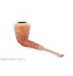 F.Ganci Dublin shaped pipe in light rusticated briar - Tobacco Pipes - Natural root