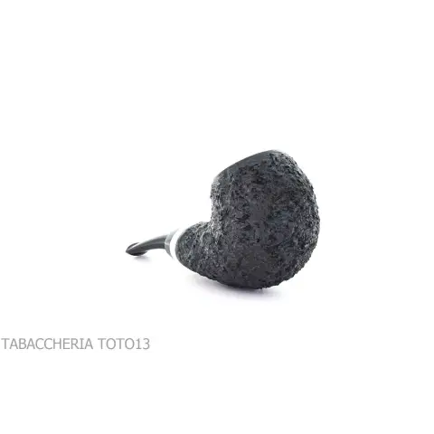 F. Ganci Gebogenes Apfelpfeife Isetta Modell schwarz verrostet - Tabakpfeifen
