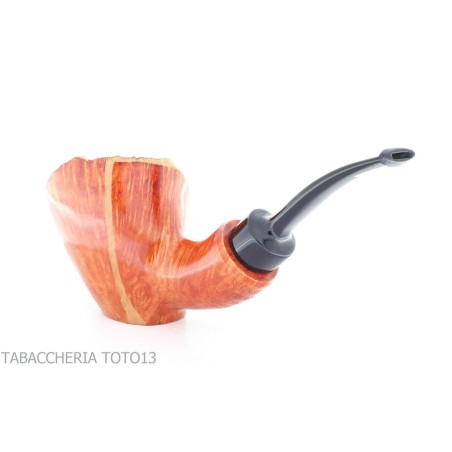 Crown 300 bent Doublin shape pipe - Tobacco Pipes - Bog oak