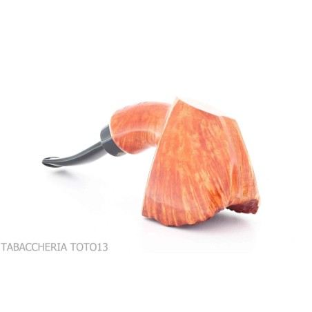 Crown 300 bent Doublin shape pipe - Tobacco Pipes - Bog oak