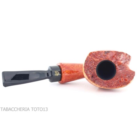 Crown 300 bent Doublin shape pipe - Tobacco Pipes - Bog oak