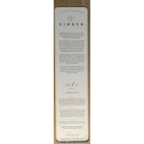 Bimber the First release Single malt Vol.54,2% Cl.70 - Spirits - Organic malt