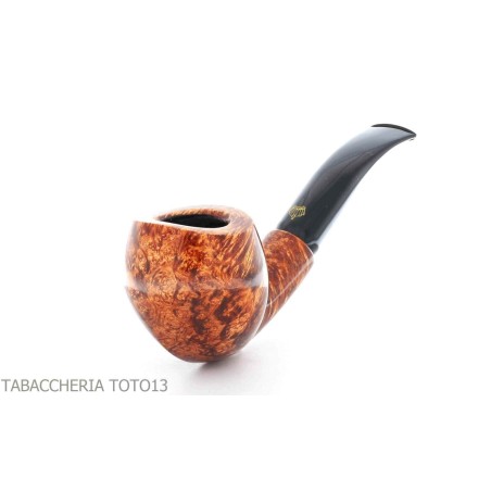 Crown 200 tobacco pipe bent Apple shape-Winsløw Poul