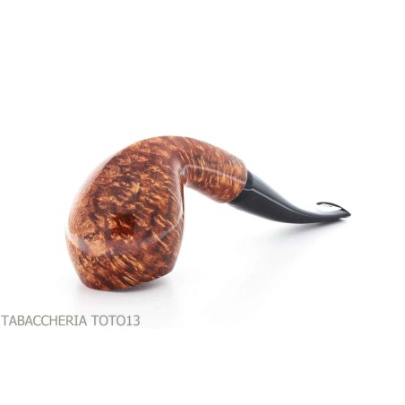 Crown 200 tobacco pipe bent Apple shape-Winsløw Poul