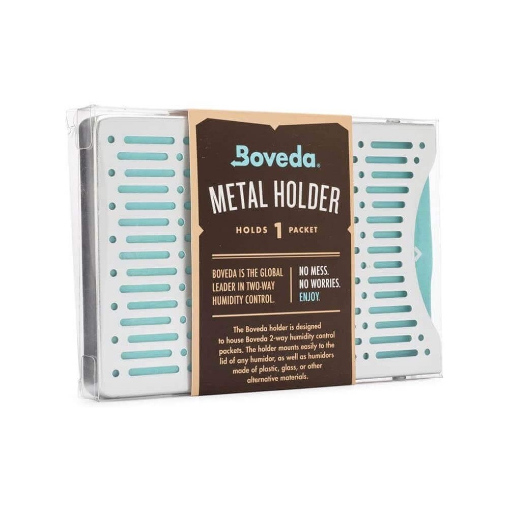 Boveda metal container for 1 humidor control bag - Humidification & Maintenance - Metal