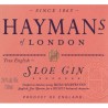 Sloe Gin Hayman's Vol. 26% Cl.70 HAYMAN DISTILLERY Liqueurs et amer
