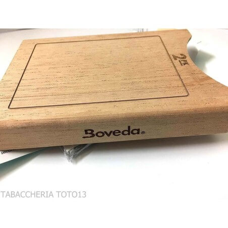Boveda compact wooden container for 2 stacked bags