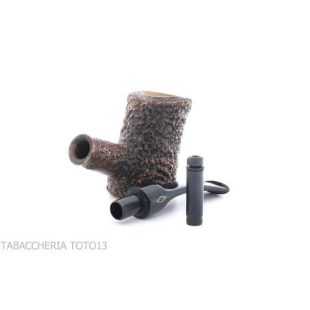 Brebbia Toby rusticated cherrywood shaped pipe
