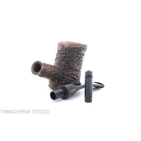Pipe Brebbia Toby cherrywood rustique - Pipe Pour le Tabac - Racine naturelle