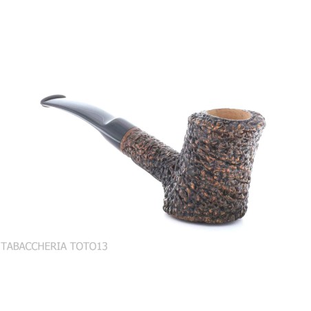 Pipe Brebbia Toby cherrywood rustique - Pipe Pour le Tabac - Racine naturelle