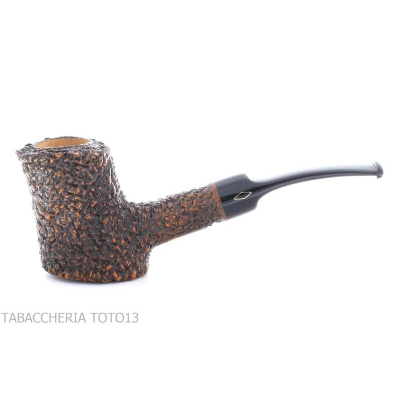 Brebbia Toby rusticated cherrywood shaped pipe - Brebbia Pipe
