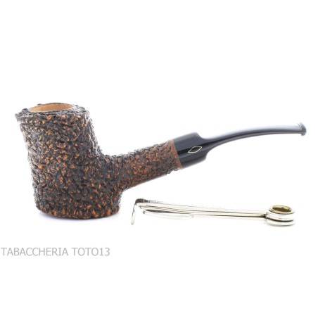 Pipe Brebbia Toby cherrywood rustique - Pipe Pour le Tabac - Racine naturelle