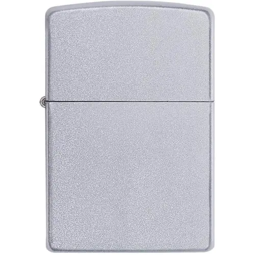Zippo briquet à essence satin brillant finition chromée - Briquets - Laiton