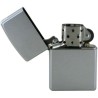 Zippo lighter petrol shiny satin chrome finish - Zippo