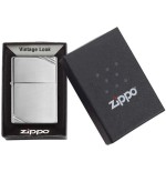 Zippo vintage replica 1935 pulido cromado y decoraciones diagonales - Alumbradores