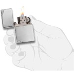 Zippo Vintage Replik 1935 Chrom poliert und Diagonaldekorationen - Feuerzeuge