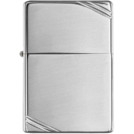 Zippo Vintage Replik 1935 Chrom poliert und Diagonaldekorationen - Feuerzeuge