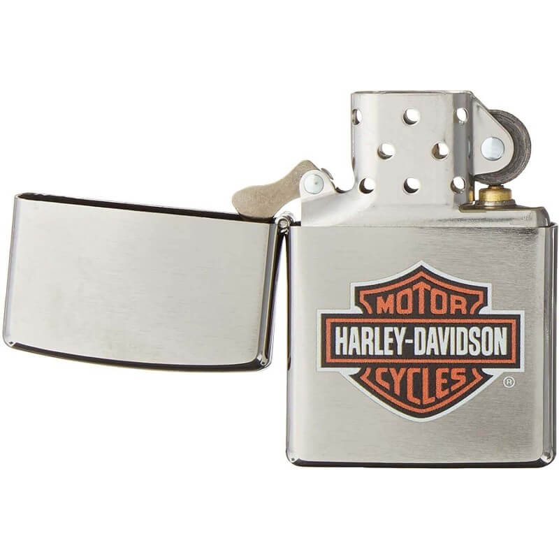 Zippo Harley Davidson bar & shield colorato accendino windproof benzina - Zippo