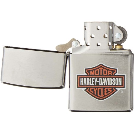 Zippo Harley Davidson Bar & Shield Colorful Lighter Windproof Petrol - Lighters - Brass