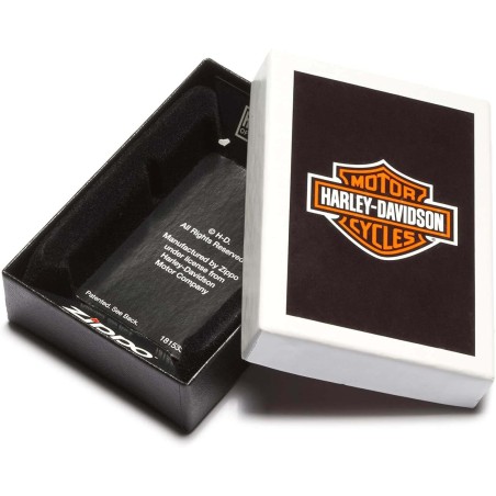 Zippo Harley Davidson Bar & Shield Colorful Lighter Windproof Petrol - Lighters - Brass