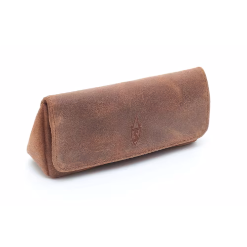 Sac Savinelli en daim marron pour pipe et tabac - Sacs pour pipes - Savinelli