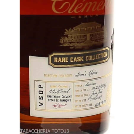 CLEMENT - Clement Rare Cask Sassicaia Vol.44% Cl.50