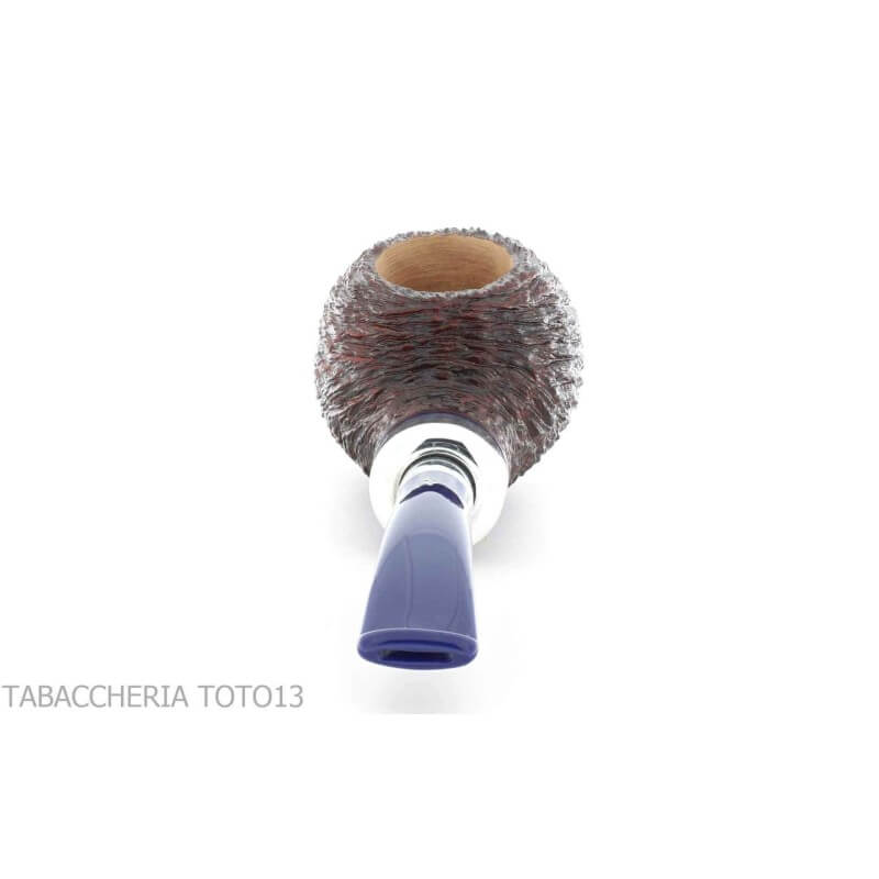 Savinelli pipe series Eleganza spigot shape Bent Apple 320 rusticated briar - Savinelli