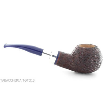 Savinelli pipe series Eleganza spigot shape Bent Apple 320 rusticated briar - Savinelli