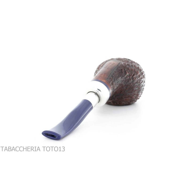 Savinelli pipe series Eleganza spigot shape Bent Apple 320 rusticated briar - Savinelli