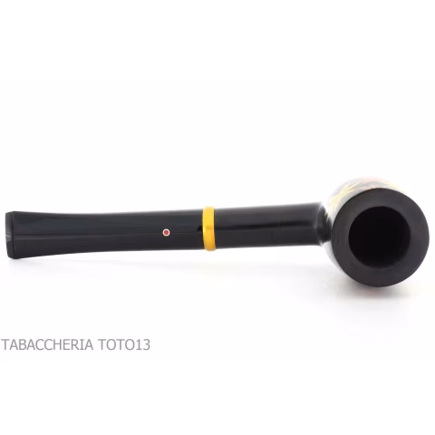Tsuge Urushi Pfeife vier Jahreszeiten Serie, Herbst mit Ahornblättern - Tabakpfeifen