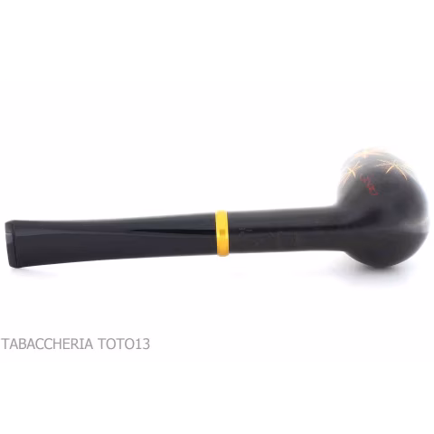 Pipa Tsuge Urushi serie cuatro estaciones, otoño con hojas de arce - Pipas de Tabaco