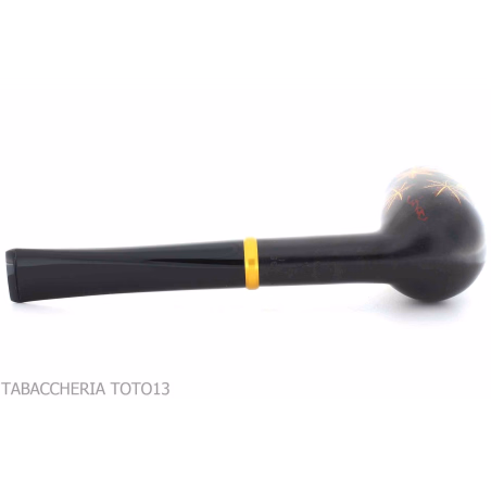 Tsuge Urushi pipe four seasons series, autumn with maple leaves - Tobacco Pipes - Natural root